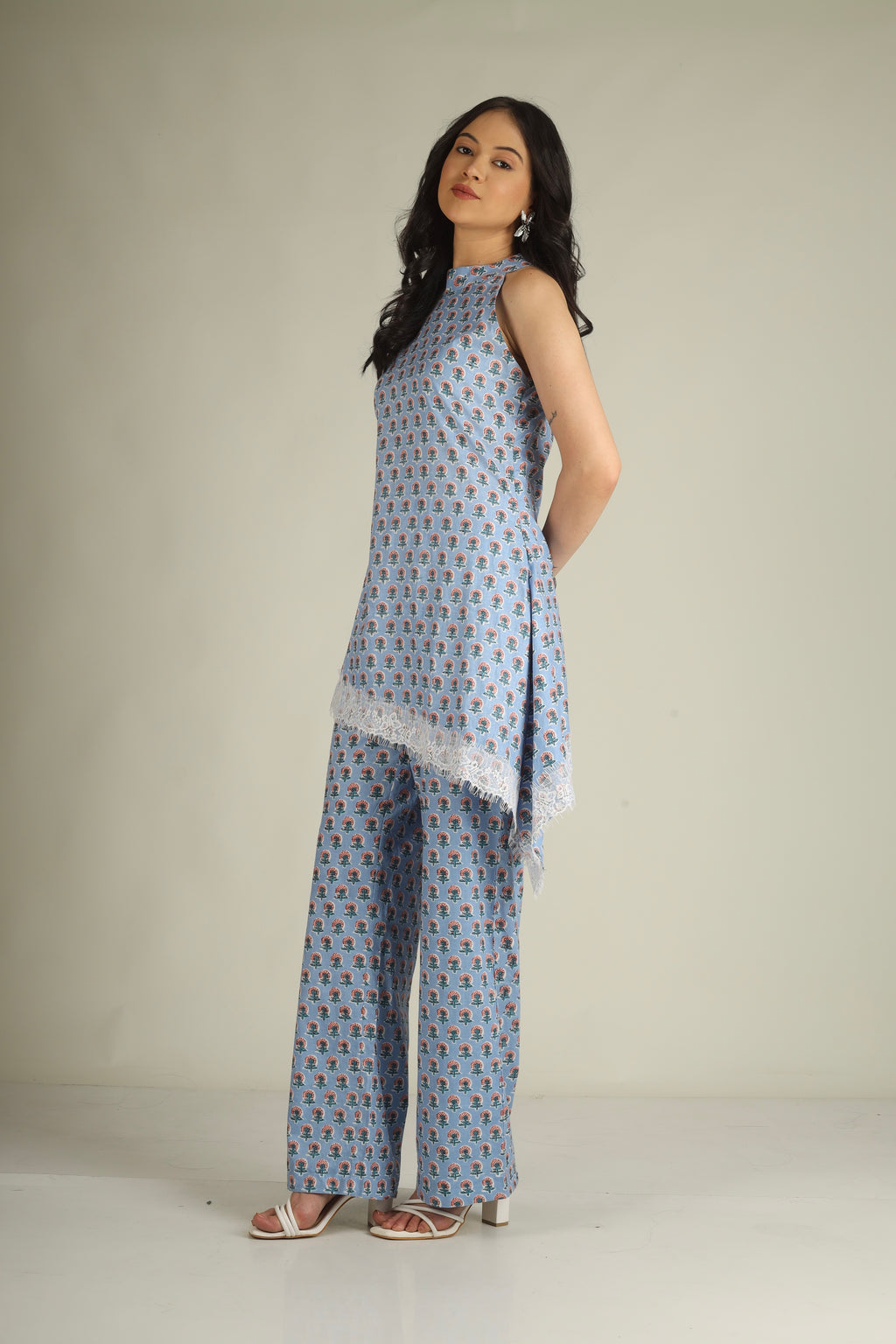 Sky Bloom Co-ord Set