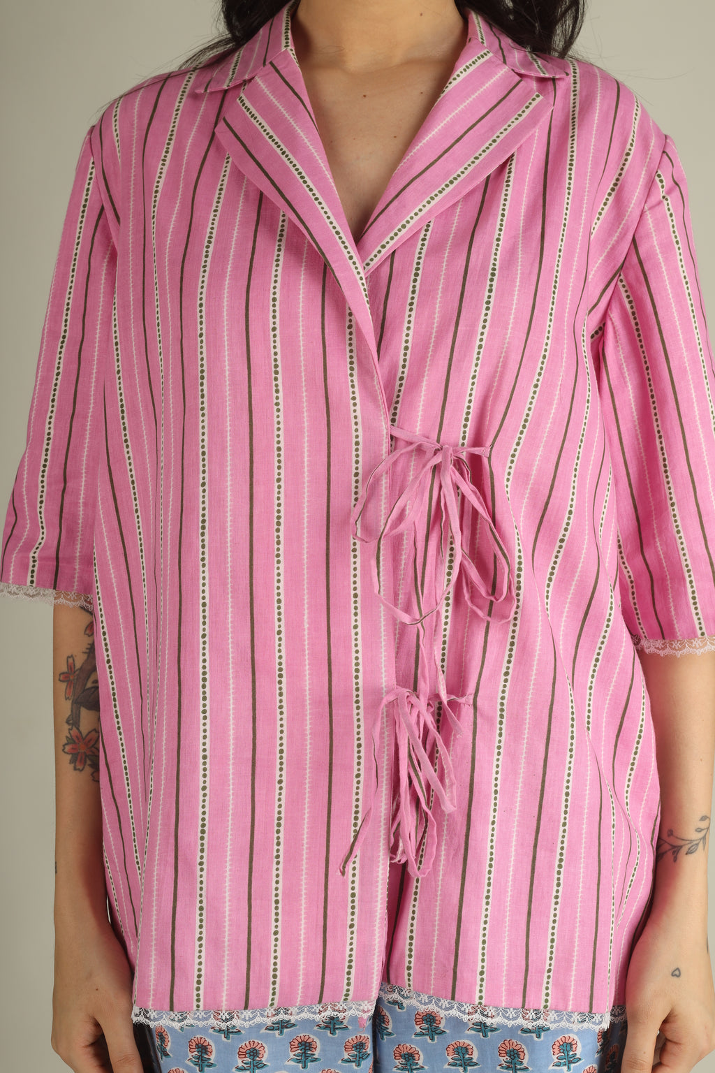 Pink Palm Lounge Set