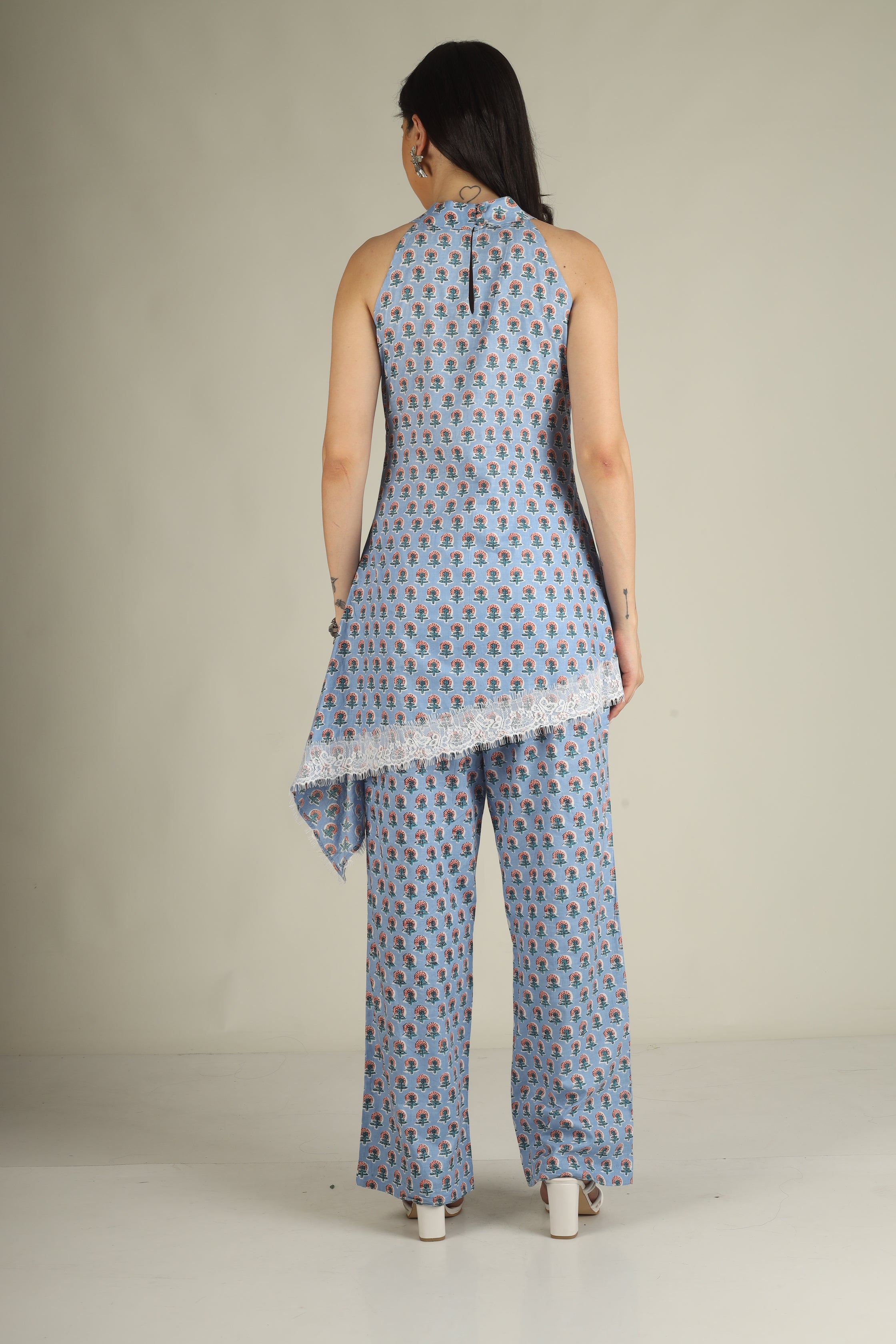 Sky Bloom Co-ord Set