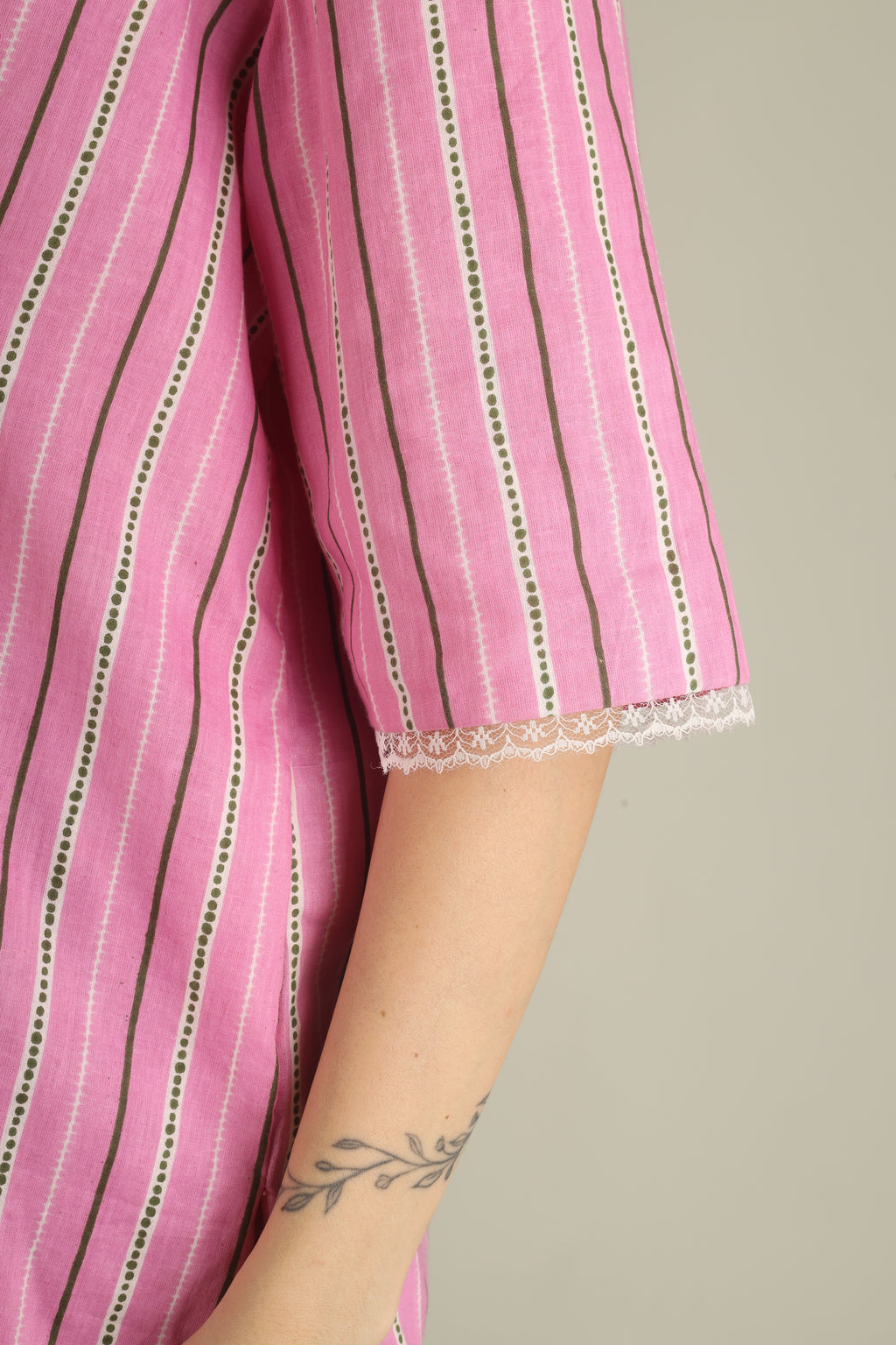 Pink Palm Lounge Set