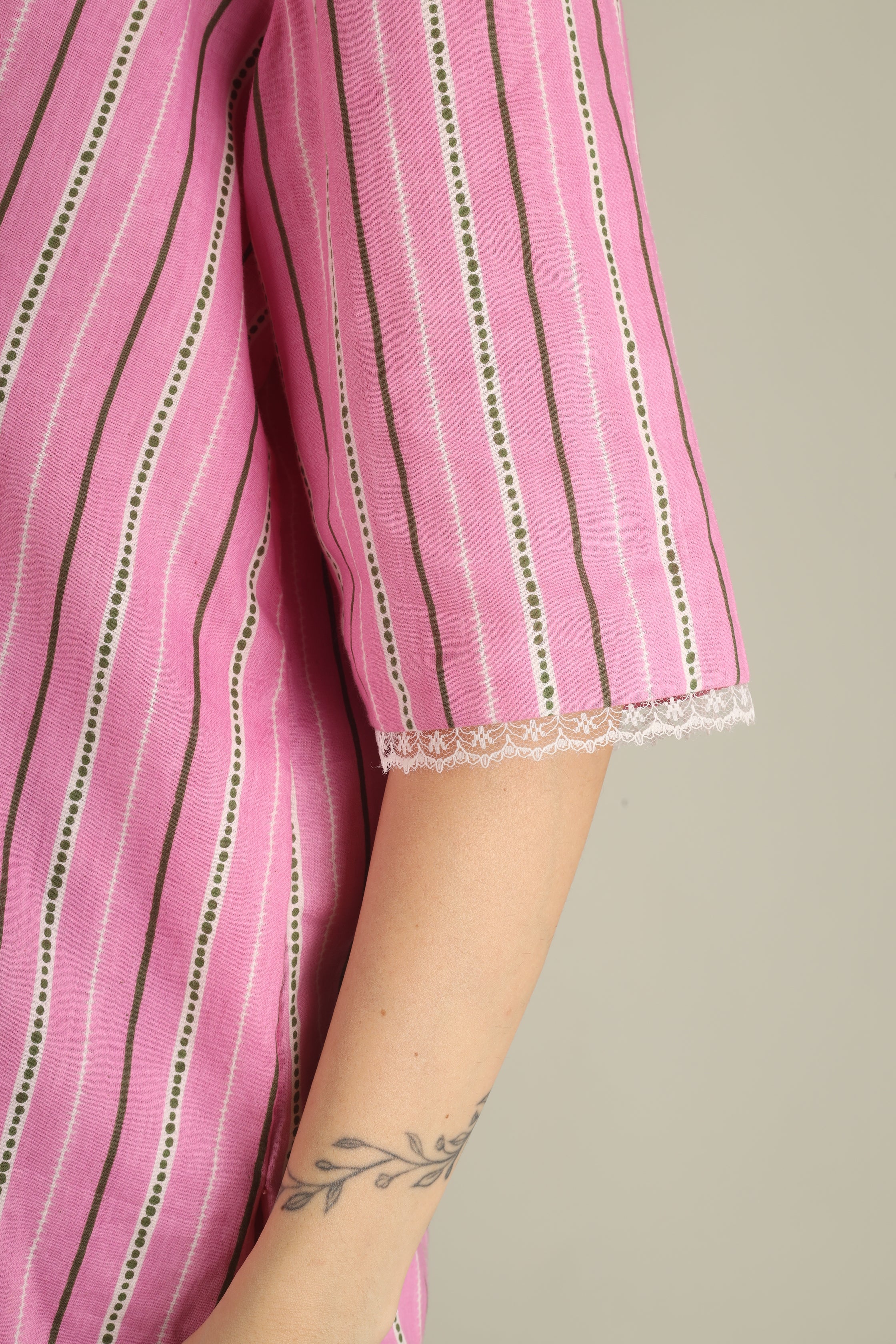 Pink Palm Lounge Set